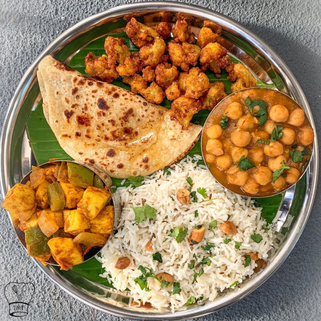 “Traditional Indian thali served for diners seeking flavour-rich meals in Bangalore”